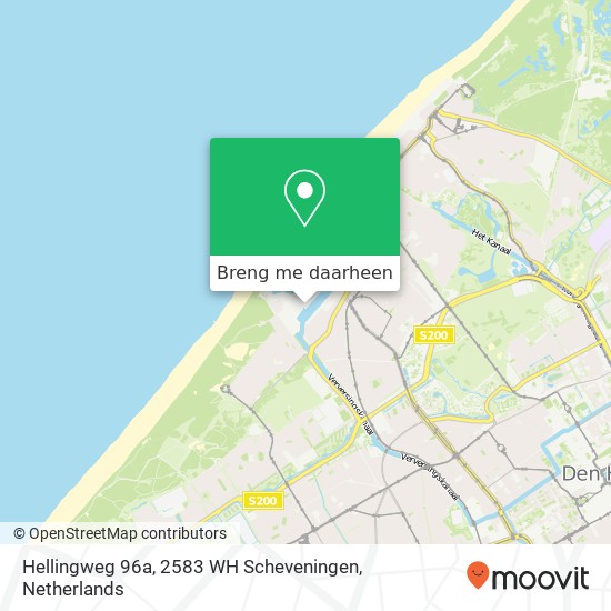 Hellingweg 96a, 2583 WH Scheveningen kaart
