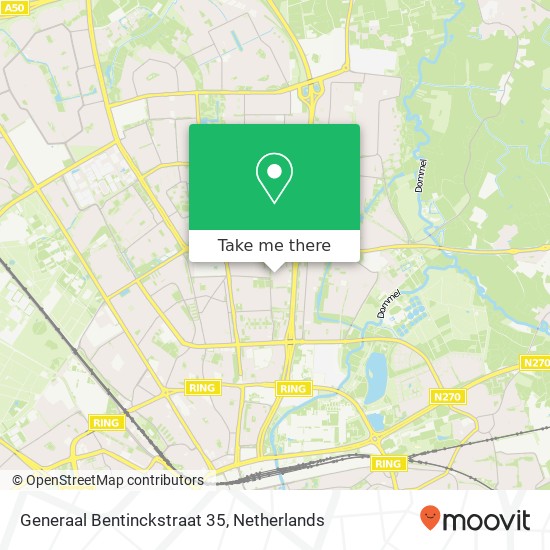 Generaal Bentinckstraat 35, 5623 GW Eindhoven kaart