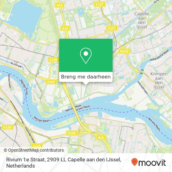 Rivium 1e Straat, 2909 LL Capelle aan den IJssel kaart