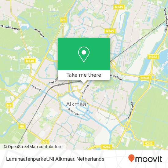 Laminaatenparket.Nl Alkmaar, Koedijkerstraat 19 kaart