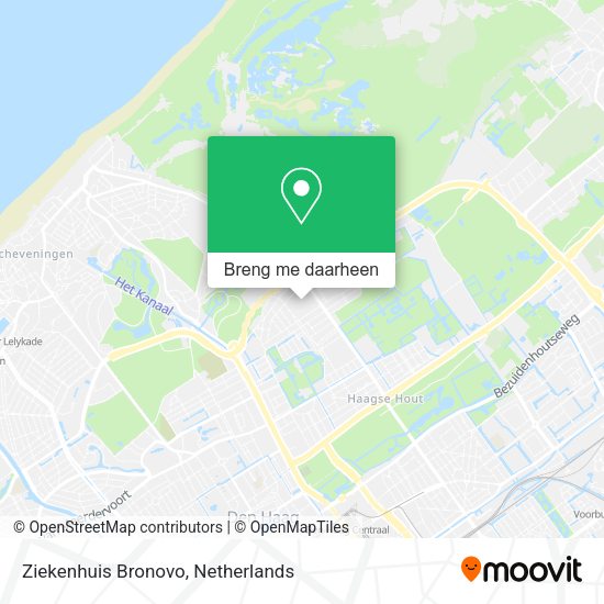 Ziekenhuis Bronovo kaart
