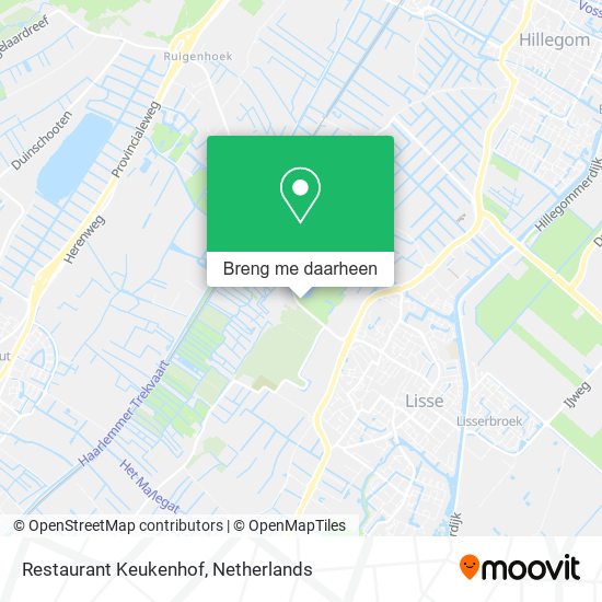 Restaurant Keukenhof kaart