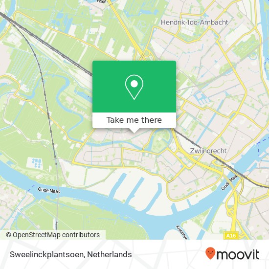 Sweelinckplantsoen, Sweelinckplantsoen, 3335 Zwijndrecht, Nederland kaart