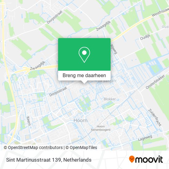 Sint Martinusstraat 139 kaart