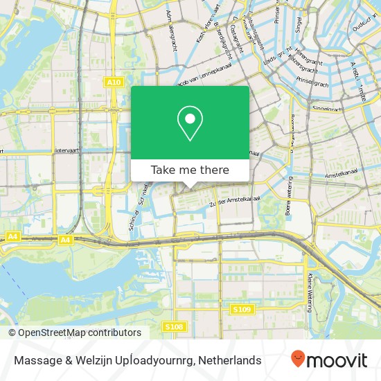 Massage & Welzijn Upĺoadyournrg, Herculesstraat 132 kaart