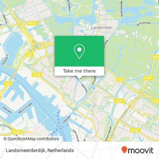 Landsmeerderdijk, Landsmeerderdijk, 1035 Amsterdam, Nederland kaart