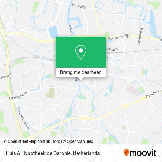 Huis & Hypotheek de Baronie kaart