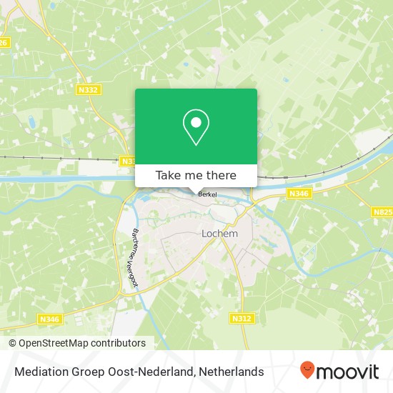 Mediation Groep Oost-Nederland, Haalmansweg 42 kaart