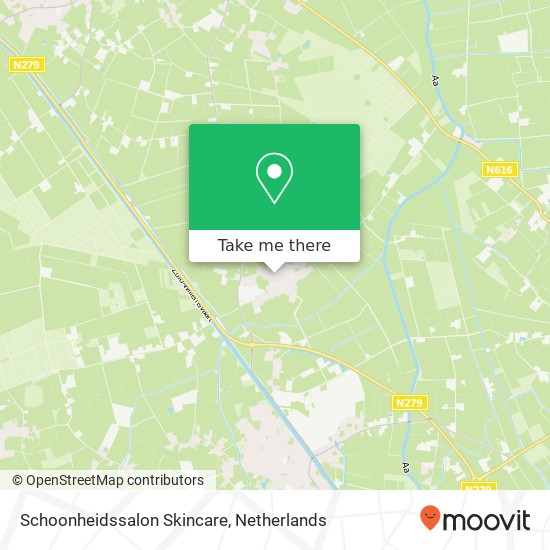 Schoonheidssalon Skincare, Janus van den Bergstraat 17 kaart