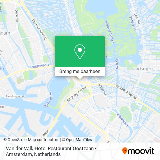 Van der Valk Hotel Restaurant Oostzaan - Amsterdam kaart