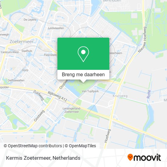 Kermis Zoetermeer kaart