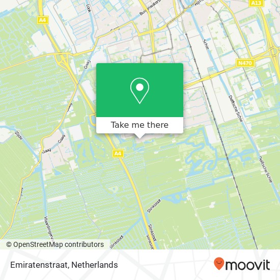 Emiratenstraat, Emiratenstraat, 2622 KE Delft, Nederland kaart