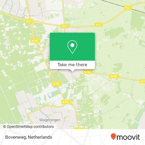 Bovenweg, Bovenweg, 6721 Bennekom, Nederland kaart