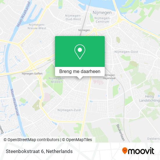 Steenbokstraat 6 kaart