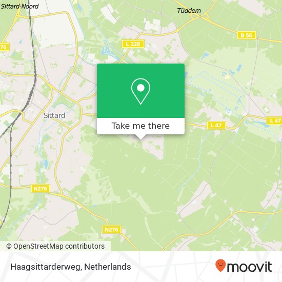 Haagsittarderweg, 6132 GT Sittard kaart