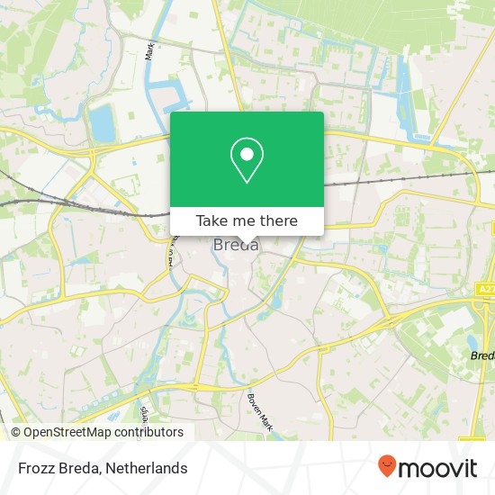 Frozz Breda, Veemarktstraat 29 kaart