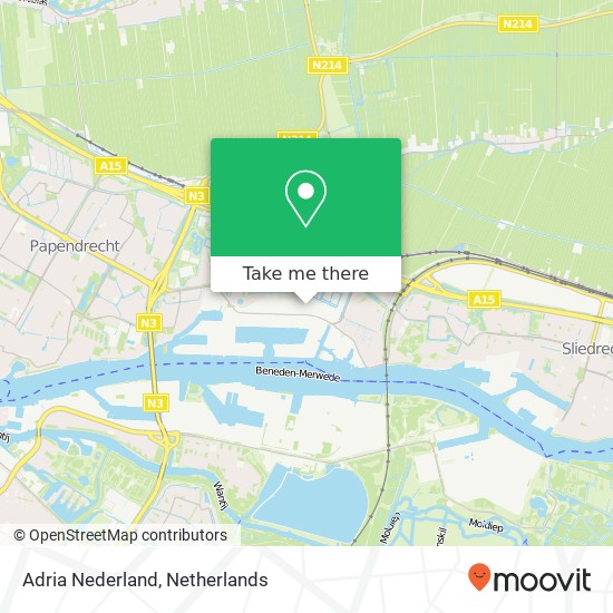 Adria Nederland kaart