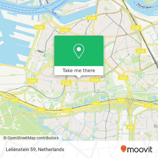 Leliënstein 59, Leliënstein 59, 3085 DR Rotterdam, Nederland kaart
