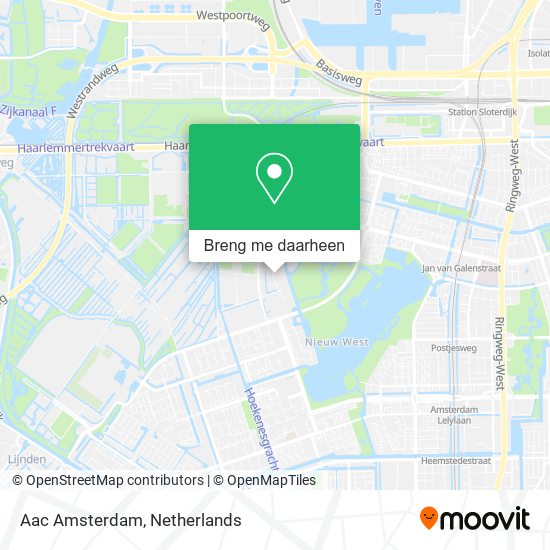 Aac Amsterdam kaart