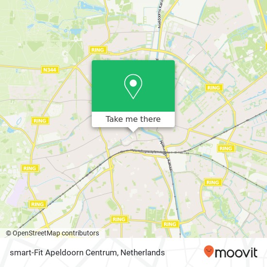 smart-Fit Apeldoorn Centrum, Kanaalstraat 90 kaart