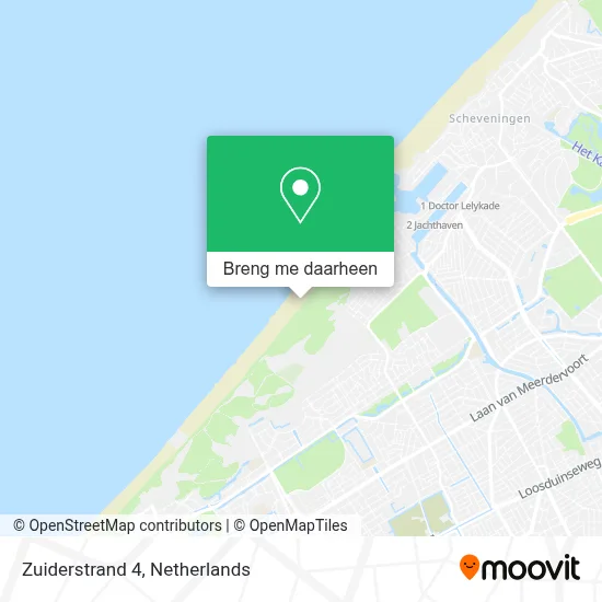 Zuiderstrand 4 kaart