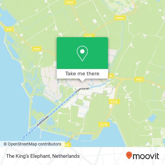 The King's Elephant, Visstraat 14 kaart