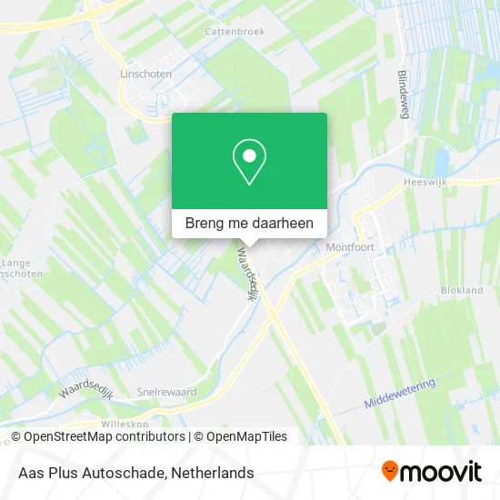 Aas Plus Autoschade kaart