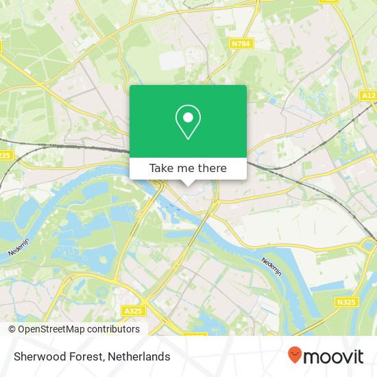 Sherwood Forest, Bakkerstraat 17 kaart