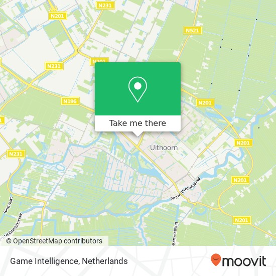 Game Intelligence, Sportlaan kaart