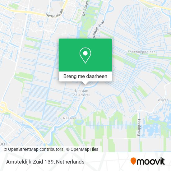 Amsteldijk-Zuid 139 kaart
