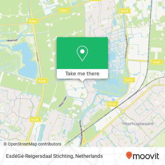 EsdéGé-Reigersdaal Stichting, Statedijk 1 kaart