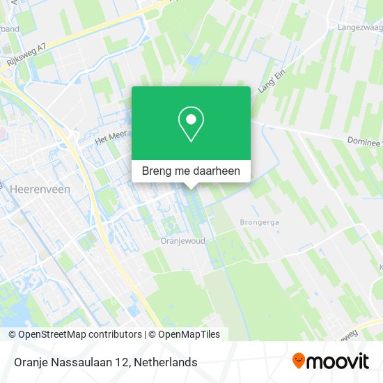 Oranje Nassaulaan 12 kaart