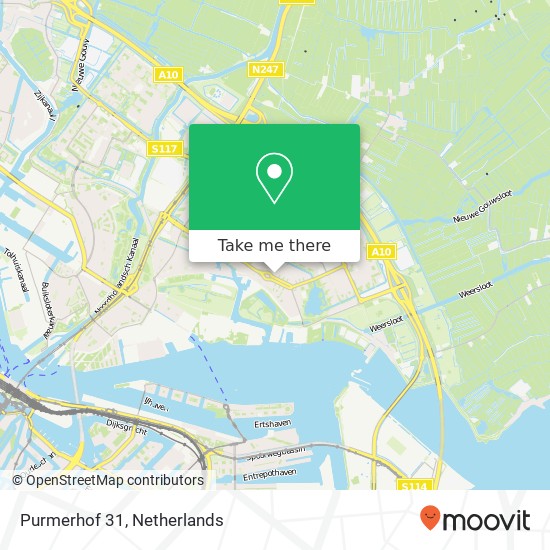 Purmerhof 31, 1023 AW Amsterdam kaart
