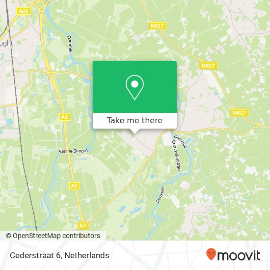 Cederstraat 6, 5271 JJ Sint-Michielsgestel kaart