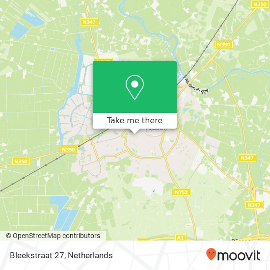 Bleekstraat 27, 7462 TE Rijssen kaart