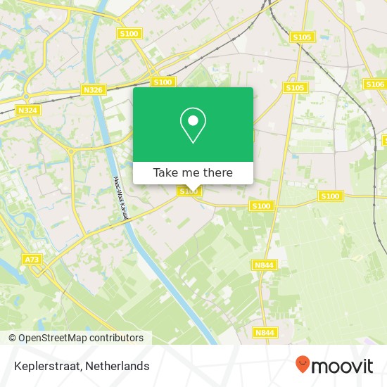 Keplerstraat, Keplerstraat, 6533 Nijmegen, Nederland kaart