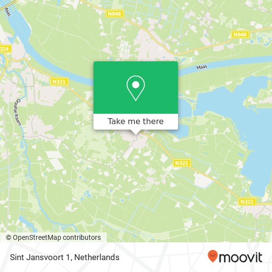Sint Jansvoort 1, 5438 AE Gassel kaart
