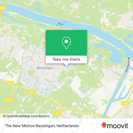 The New Motion Beuningen kaart