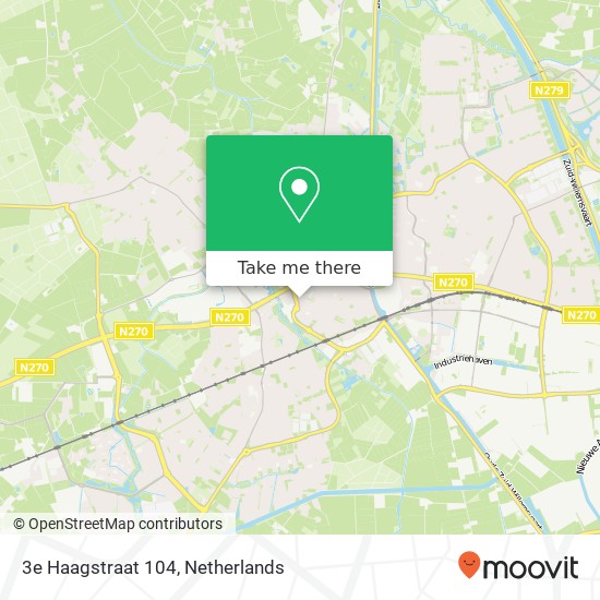 3e Haagstraat 104, 5707 VG Helmond kaart
