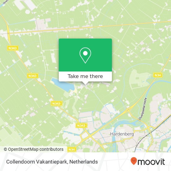 Collendoorn Vakantiepark, Doozemansteeg 1 kaart