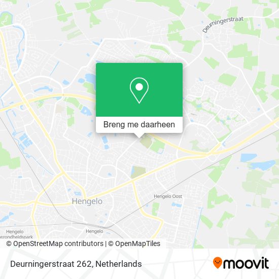 Deurningerstraat 262 kaart