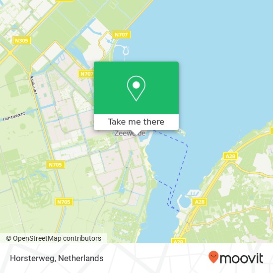 Horsterweg, 3891 Zeewolde kaart