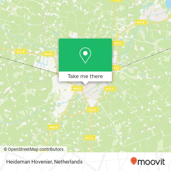 Heideman Hovenier, Nijverheidsweg 117 kaart