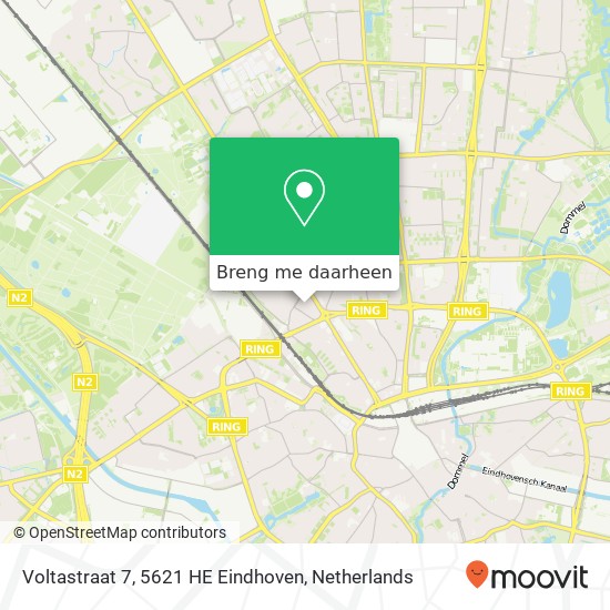 Voltastraat 7, 5621 HE Eindhoven kaart