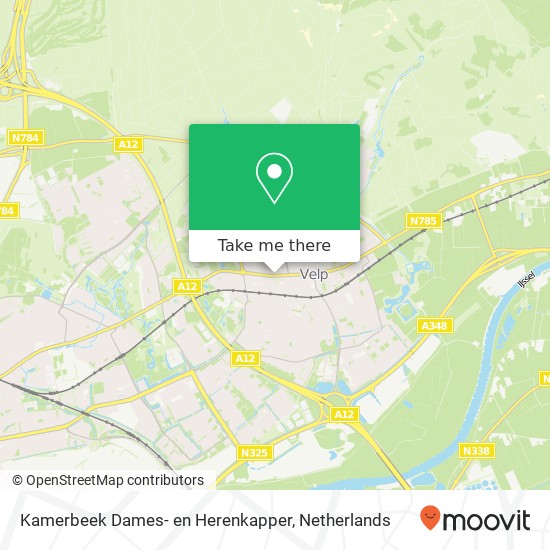 Kamerbeek Dames- en Herenkapper, Hoofdstraat 240 kaart