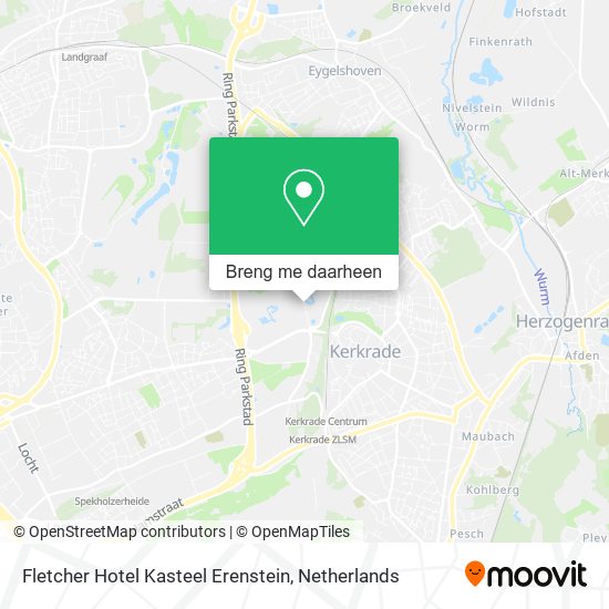 Fletcher Hotel Kasteel Erenstein kaart