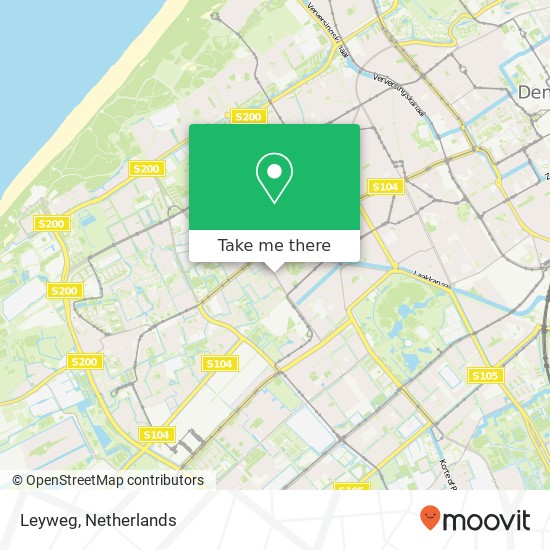 Leyweg, 2547 VE Den Haag kaart