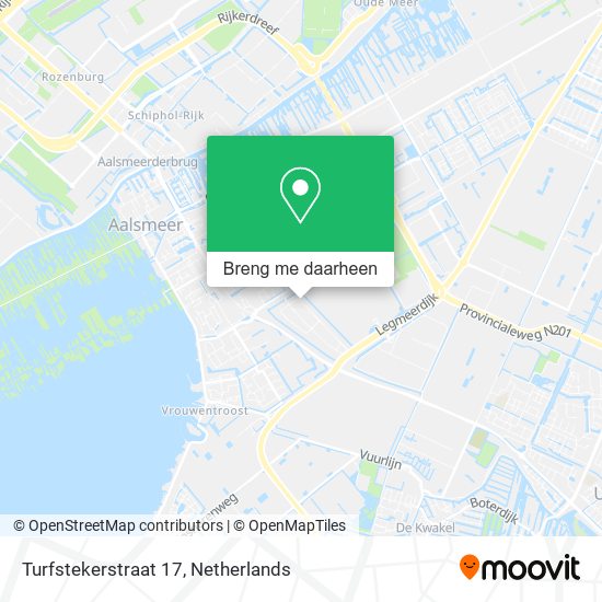 Turfstekerstraat 17 kaart