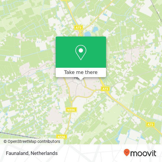 Faunaland, Hoofdstraat 14A kaart