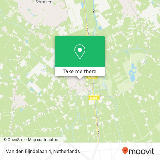 Van den Eijndelaan 4, 5712 BR Someren-Eind kaart